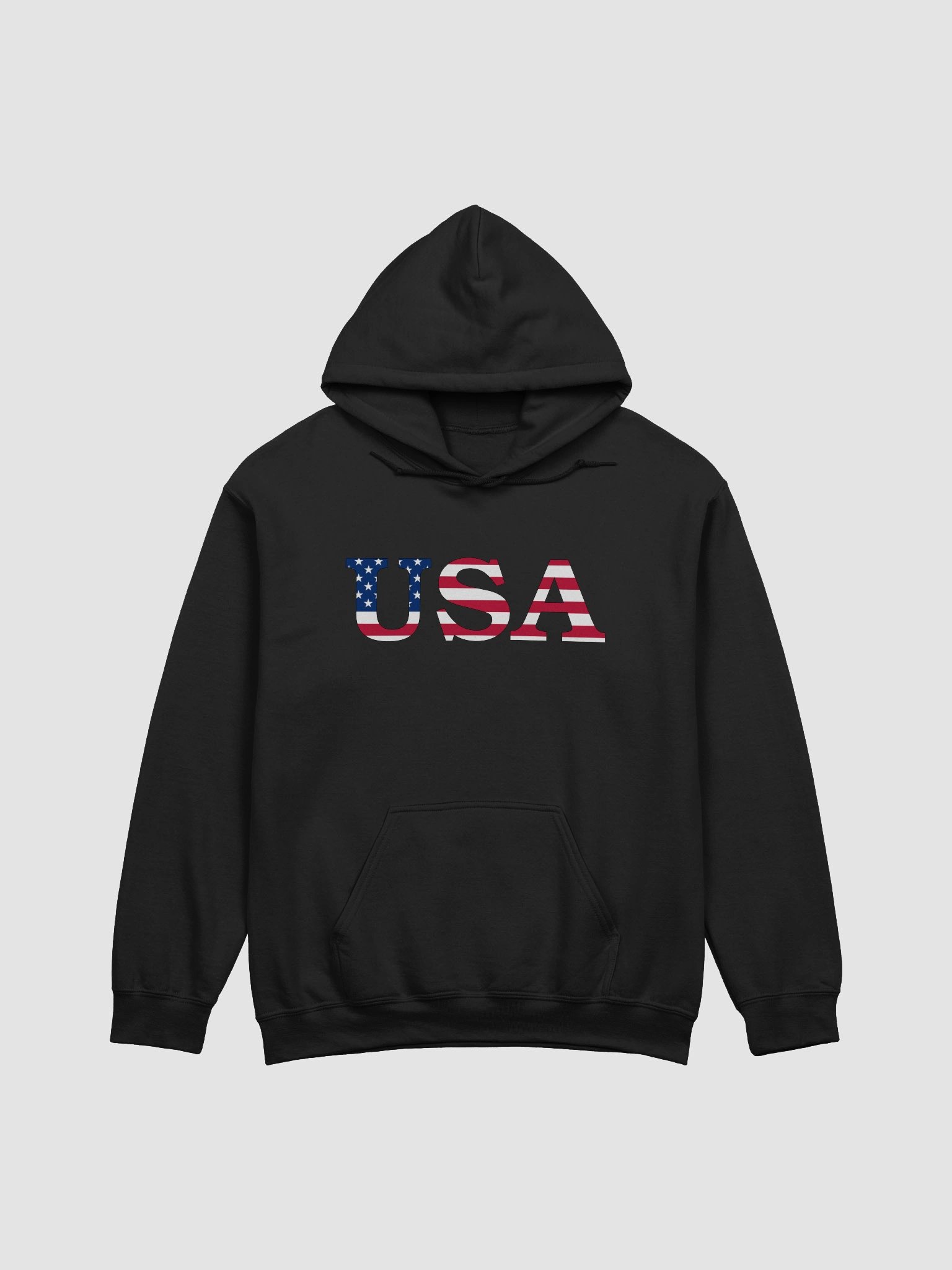 Gildan Classic Hoodie-USA Flag product image (7)