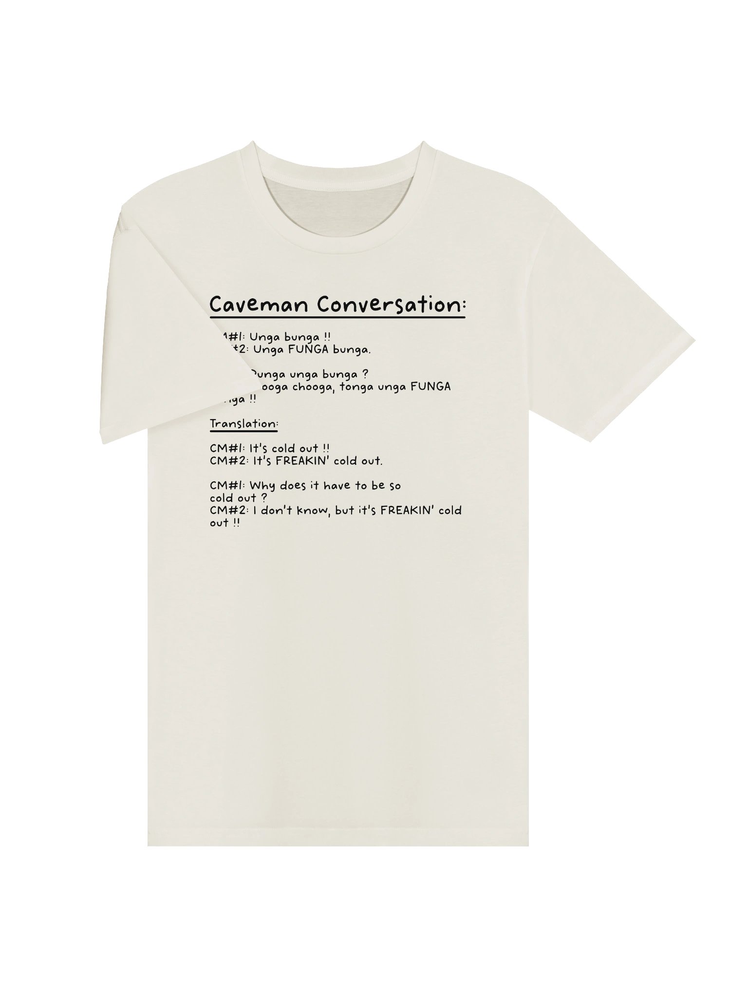 Caveman Conversation Unisex T-Shirt product image (3)