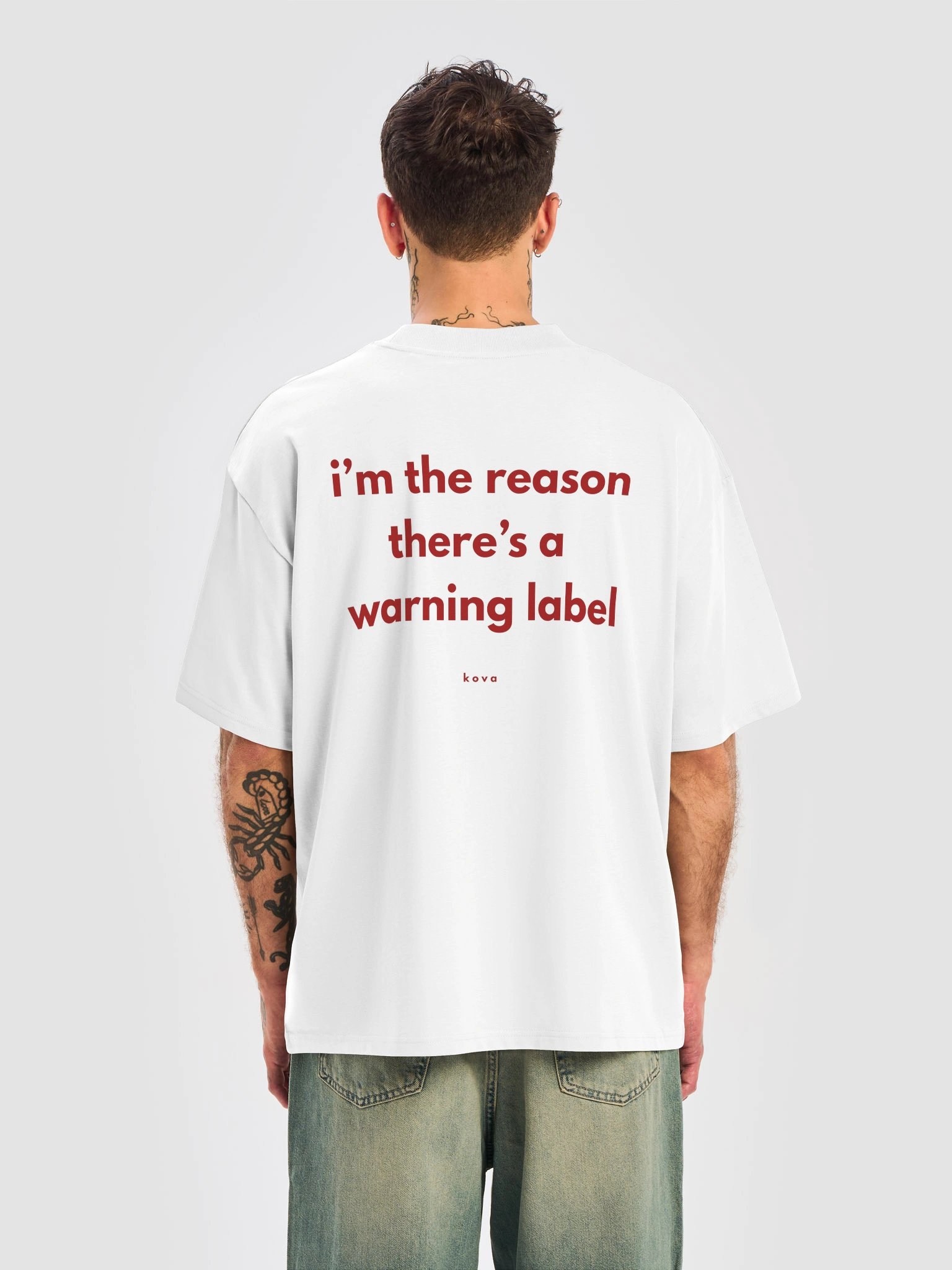 I’m the Reason There’s a Warning Label — Oversized Tee product image (6)