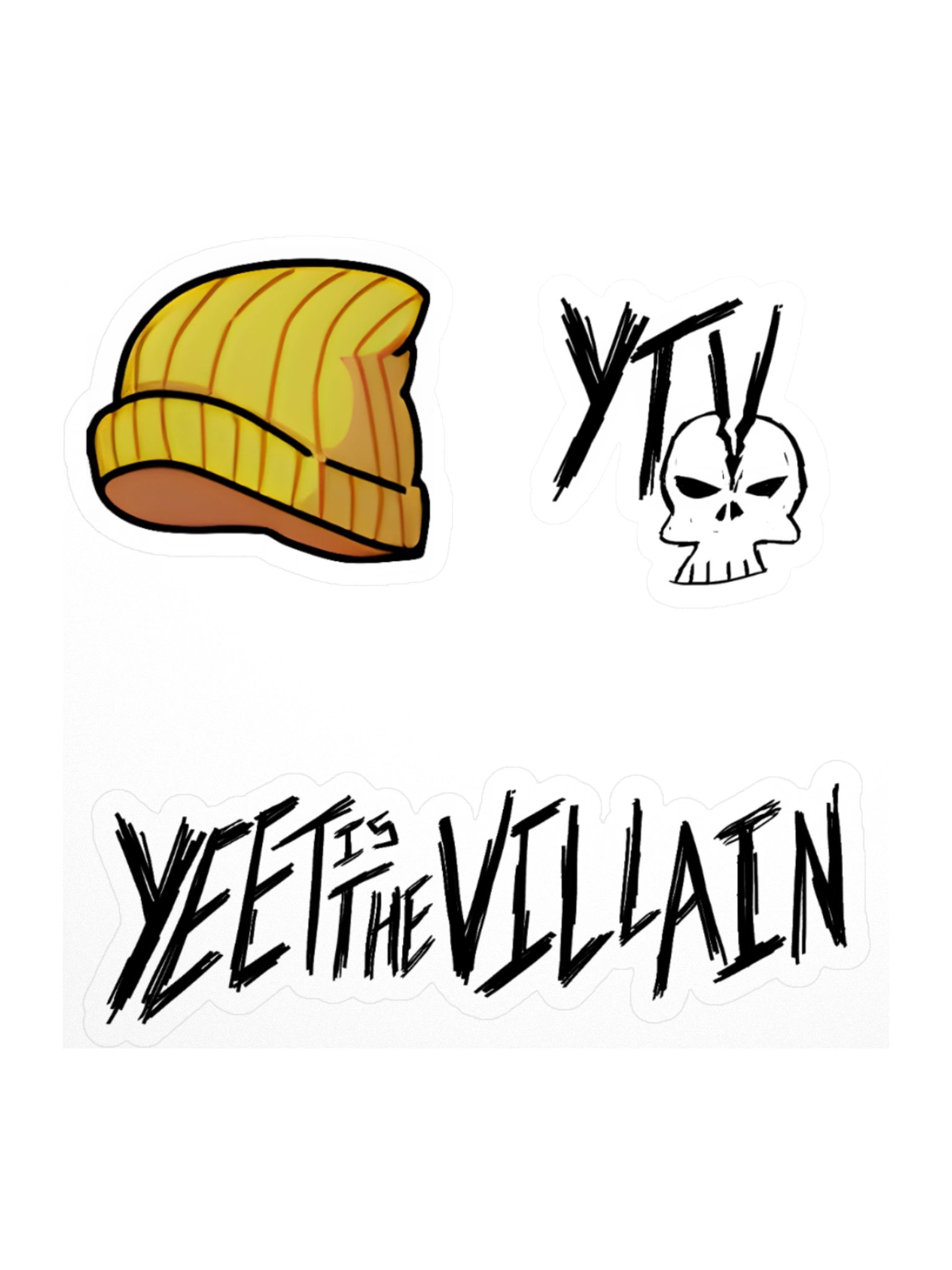 yeetisthevillain Sticker Sheet product image (1)