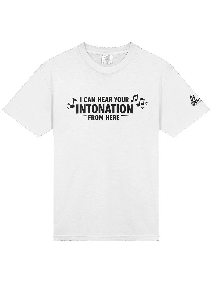 Bad Intonation Shirt - Black Font product image (2)