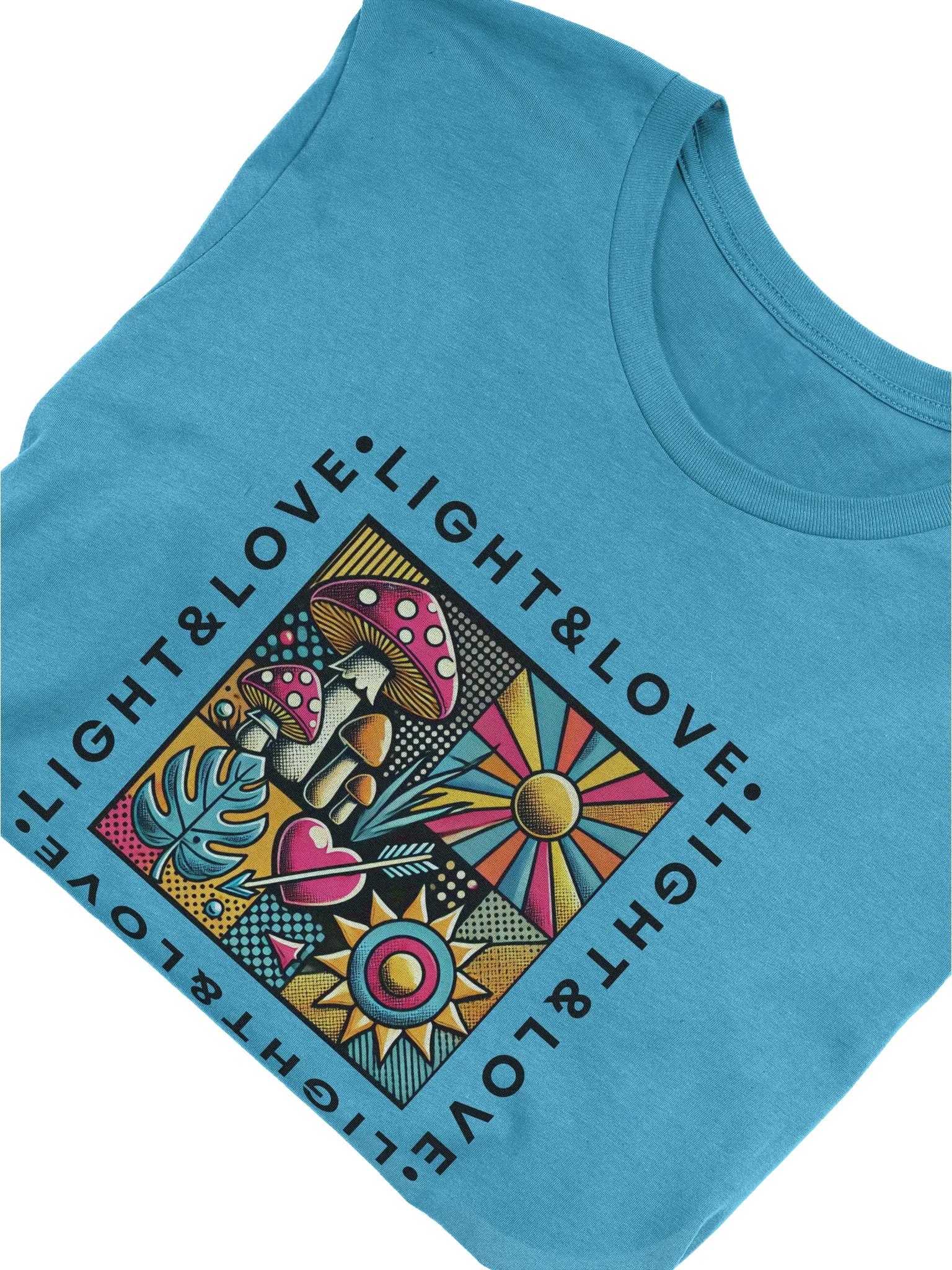 Light & Love Tee: Pop That Art Style product image (1)