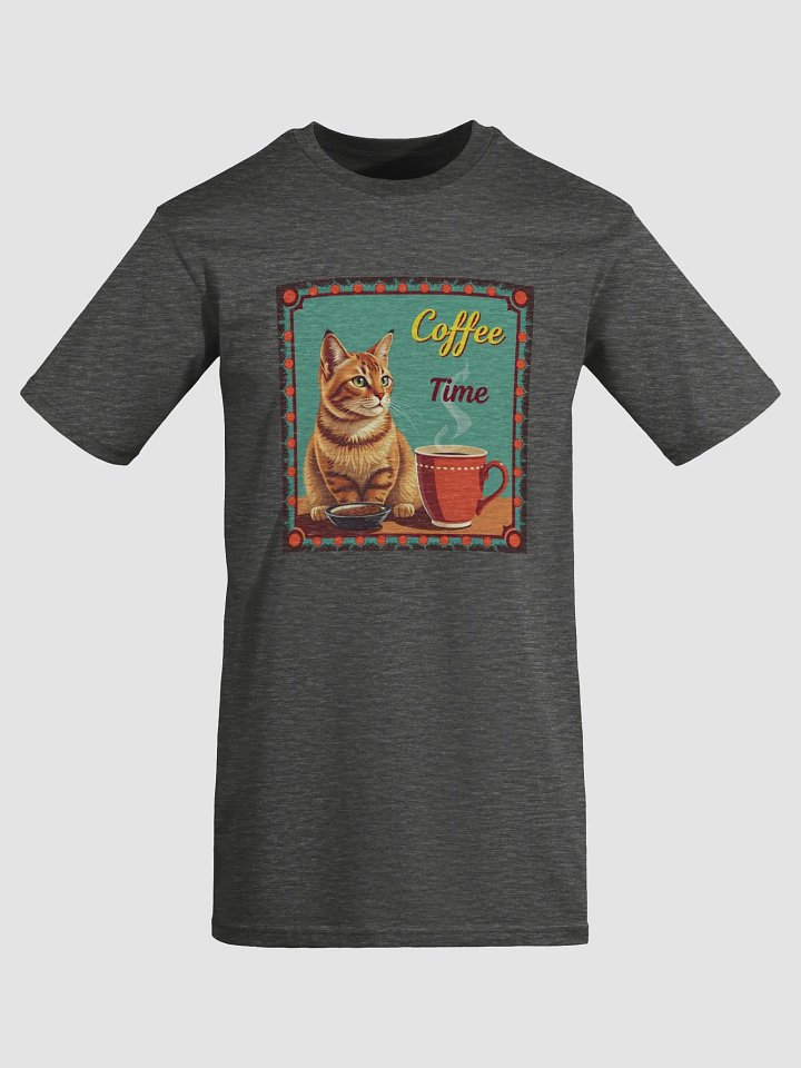 Coffee Cat Time Tee product image (1)
