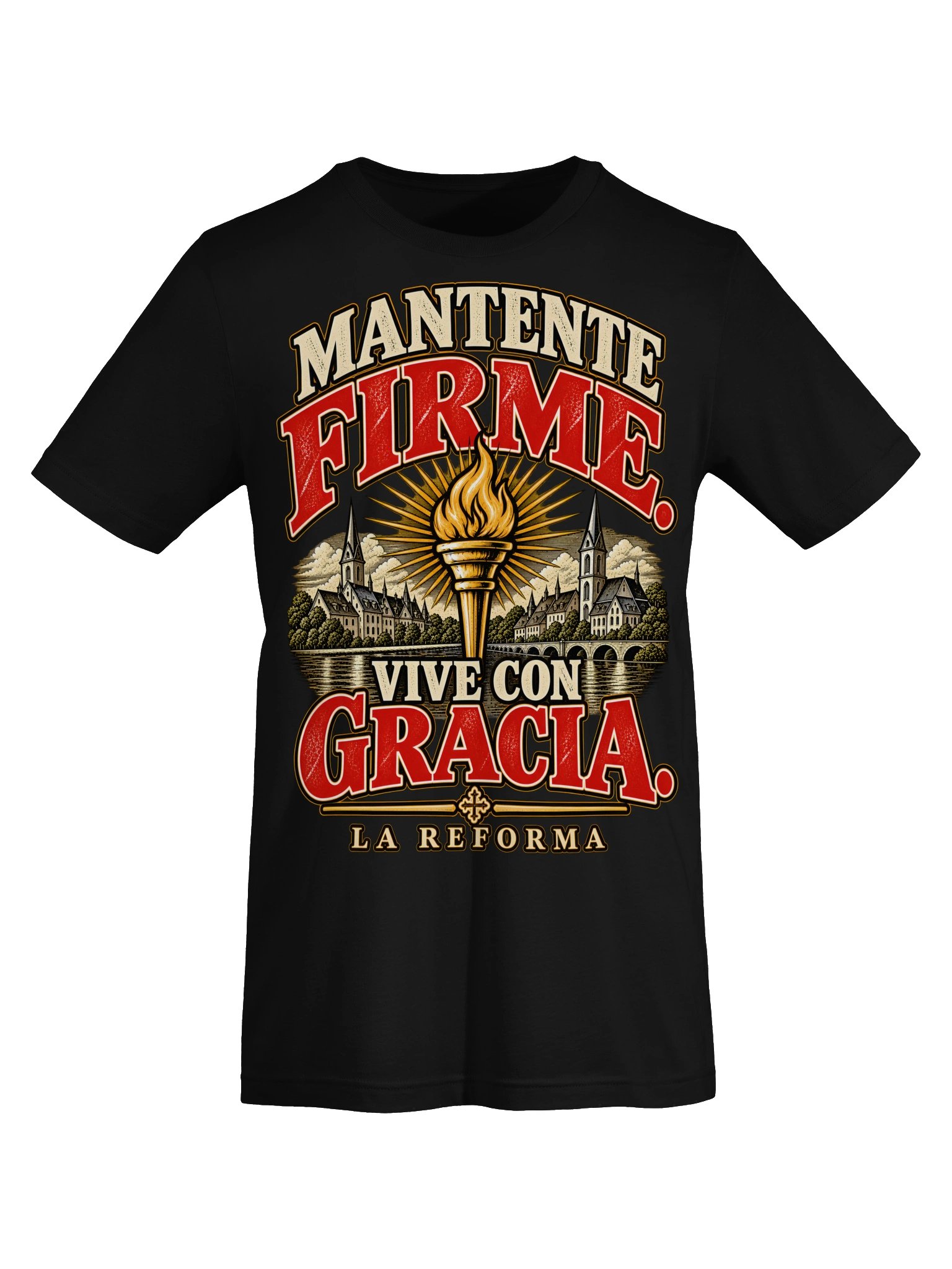 Mantente Firme. Vive con Gracia. | Camiseta de la Reforma product image (5)