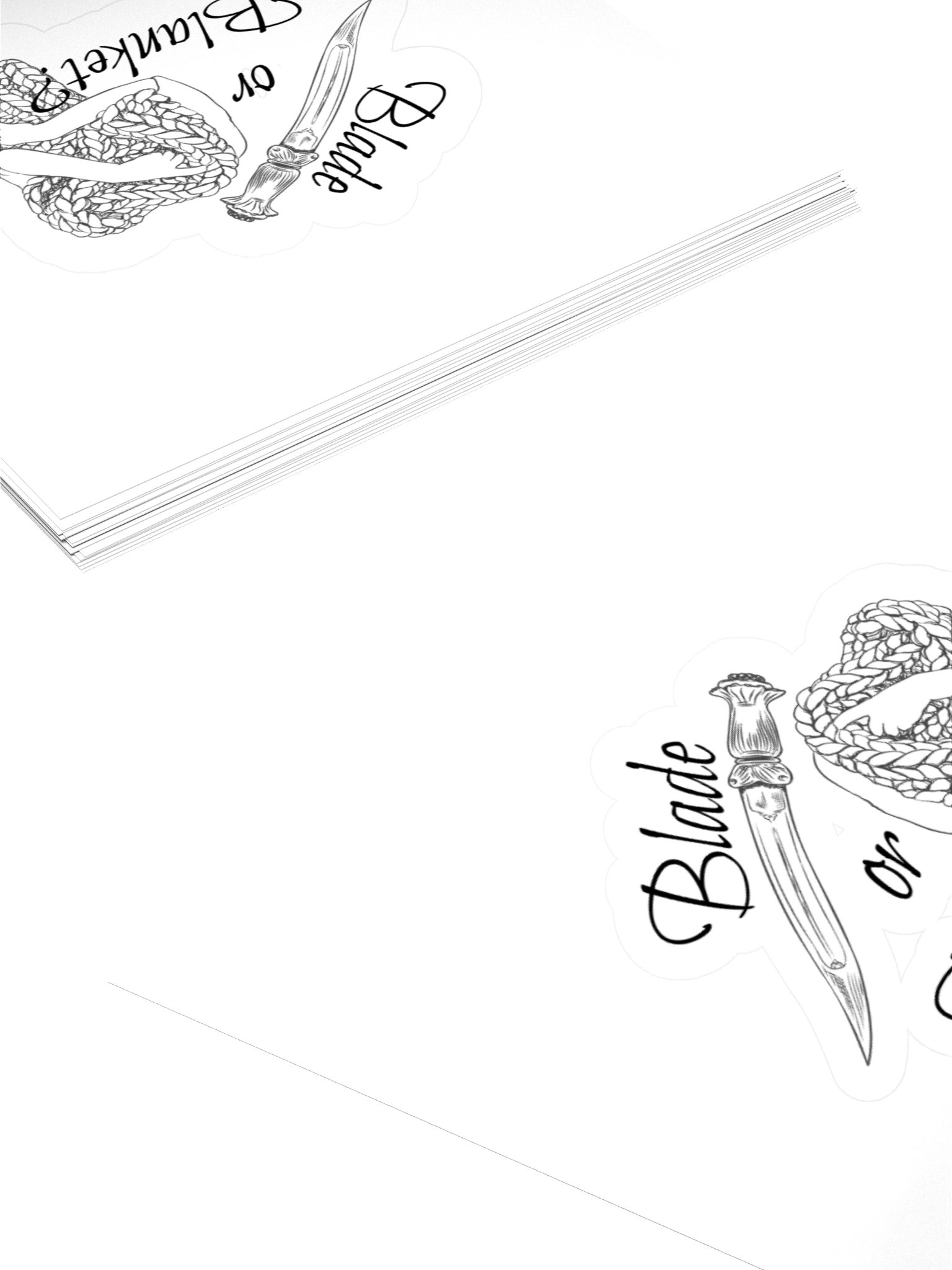 Blade or Blanket Sticker product image (4)