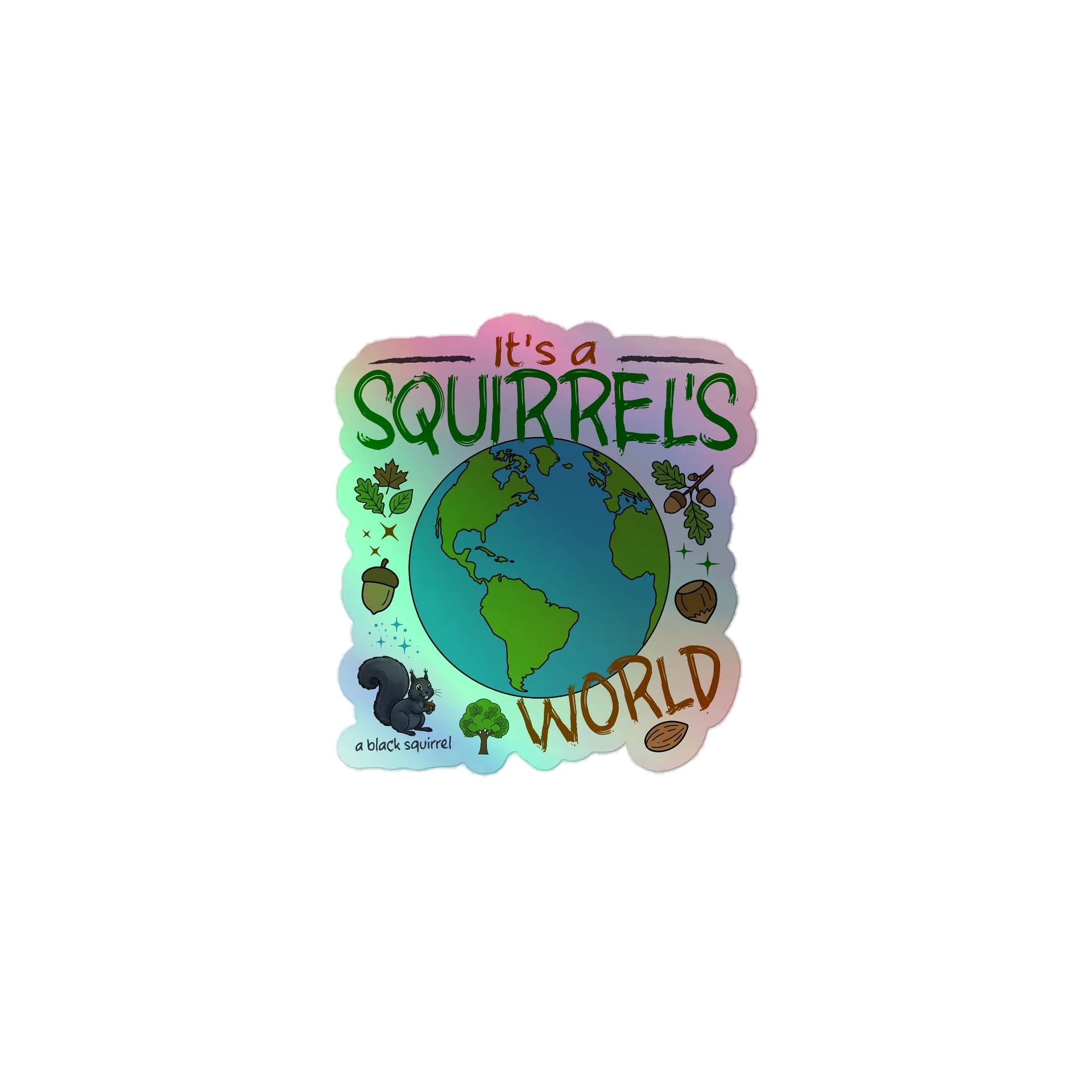 Squirrel World Sticker product image (1)