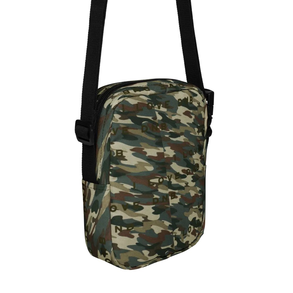 I Love DNB Camo Utility Crossbody Bag product image (3)