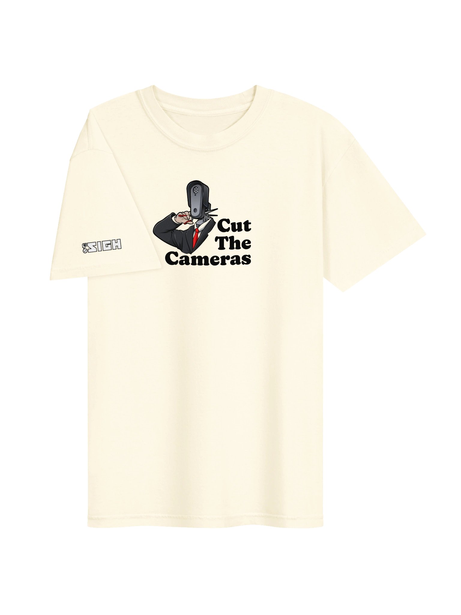 Cut the Cameras Tee (Light) product image (5)