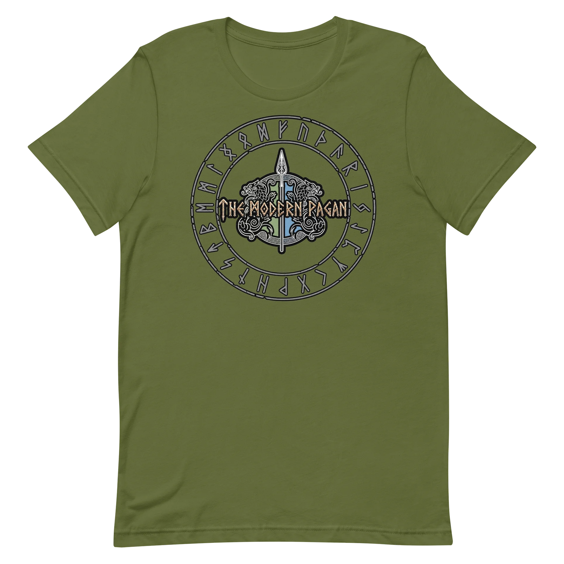 TMP - Official Logo - Olive Green - T-shirt product image (2)
