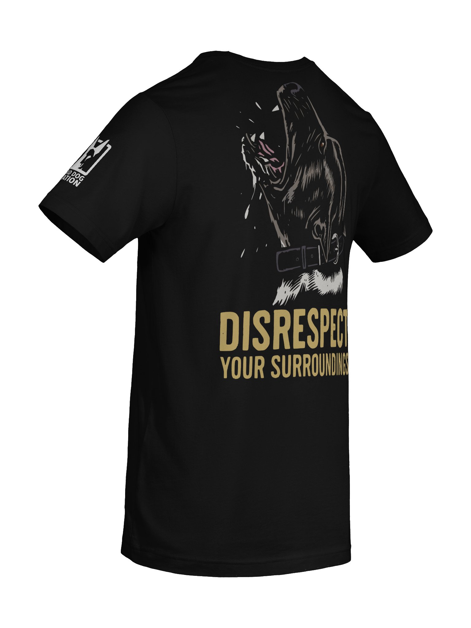 Disrespect Simple- Back print PREMIUM ADULT UNISEX T-SHIRT product image (3)