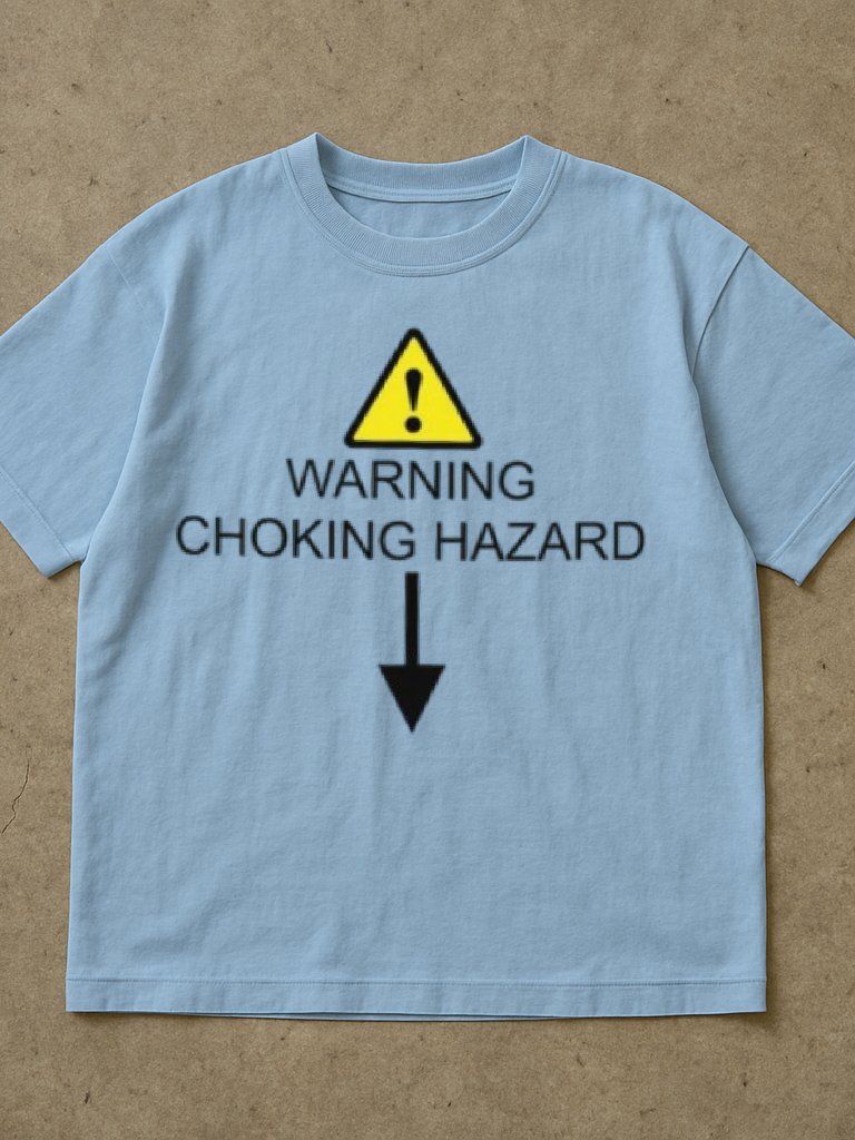 Warning Choking Hazard Shirt product image (2)