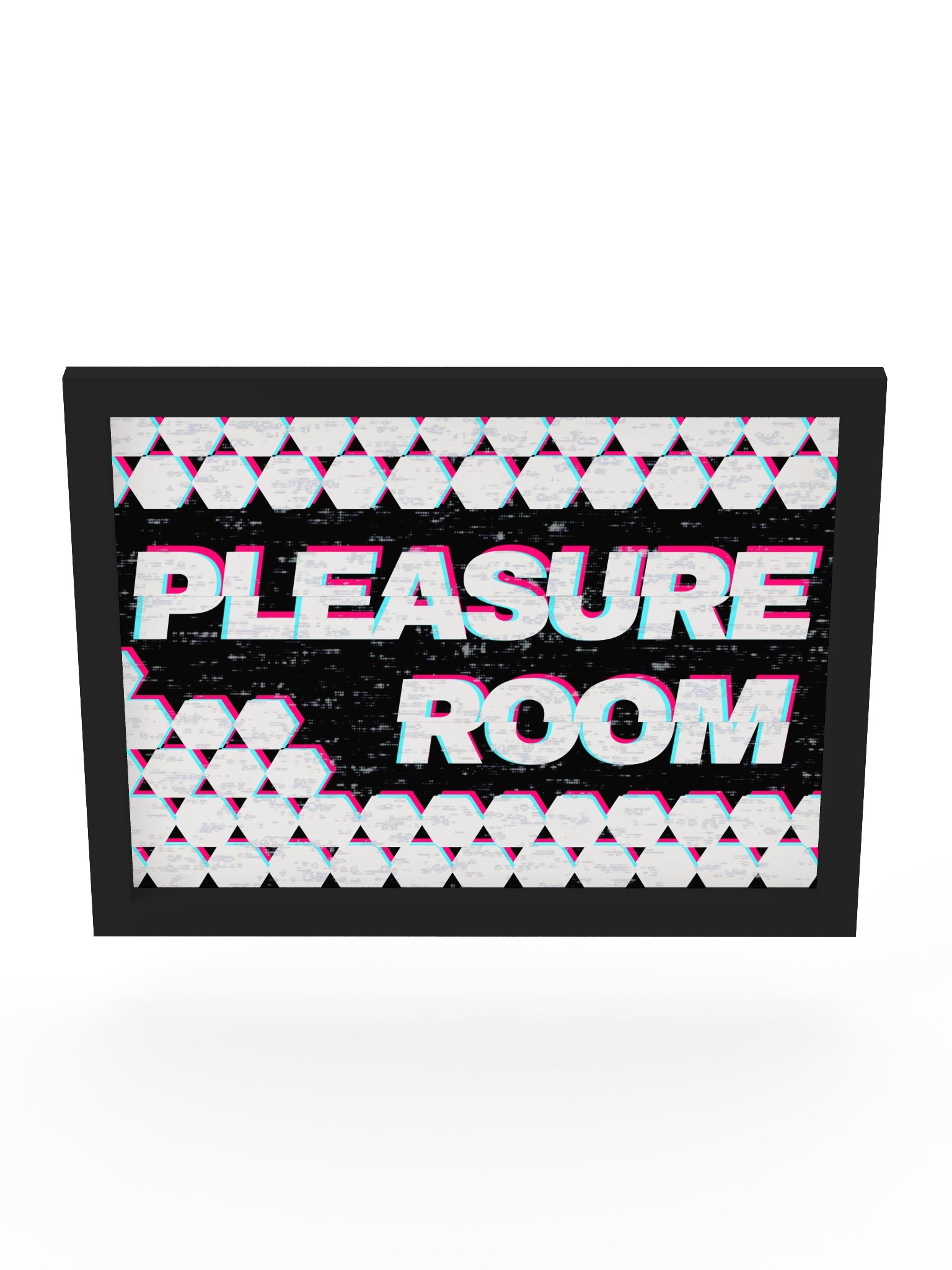 Pleasure Room Glitch Board Game Room Poster - FRAMED product image (5)