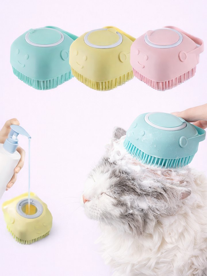 2-in-1 Shampoo Dispenser Grooming Brush product image (2)