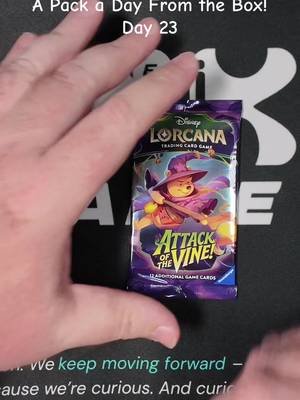 🎁 Day 23/24 of opening an Attack of the Vine! booster box!  ✨ Will be pull one of the stunning enchanteds or an Iconic? Share in the comments what you’ve pulled so far! 🔗 in bio for all our podcast episodes and unboxings! #Lorcana #LorcanaCommunity #LorcanaCreators #LorcanaCollectors