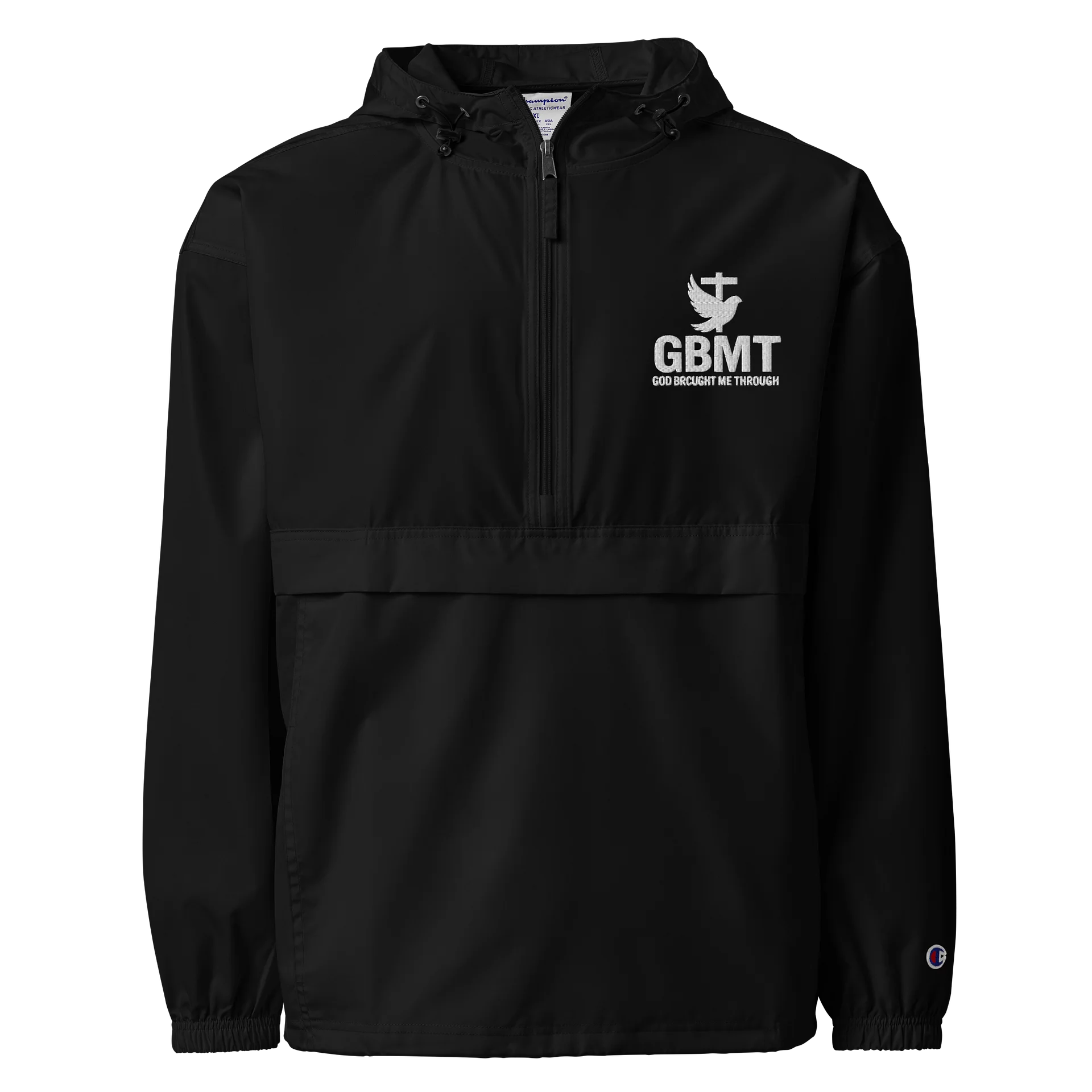 🏷️ TITLE GBMT Lightweight Windbreaker Jacket | God Brought Me Through Pullover Jacket product image (1)