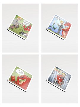 Resident Dragon Four Coaster Set - Buy and Save!