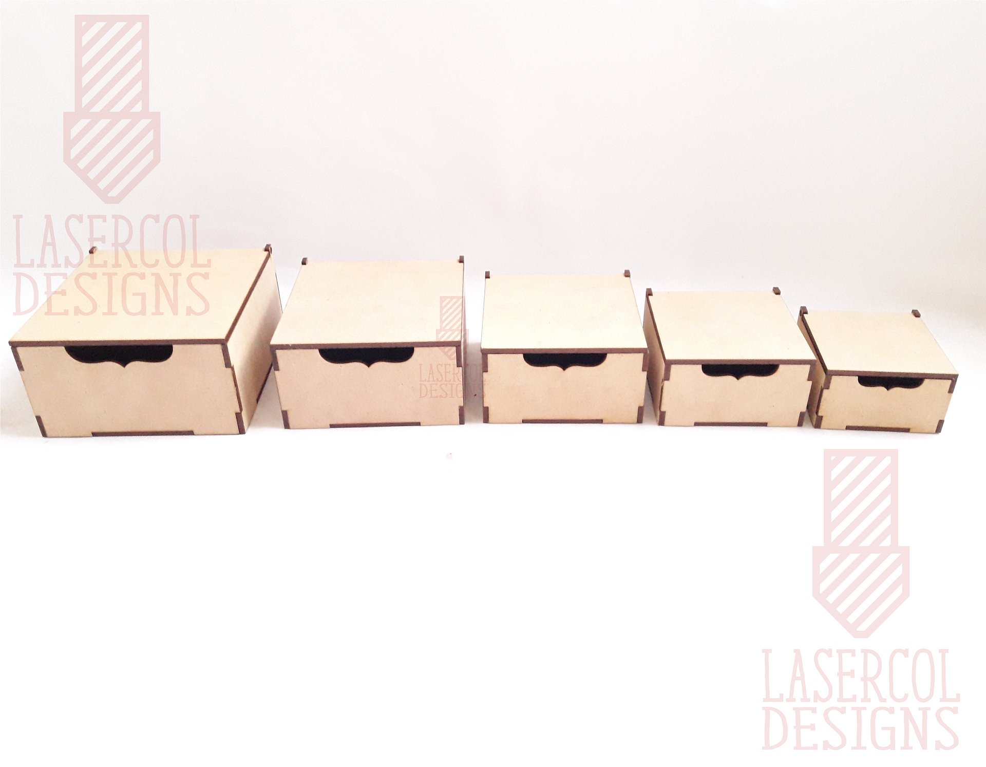 Boxes Bundle (Set 1, 2) - Laser Cut Files product image (10)
