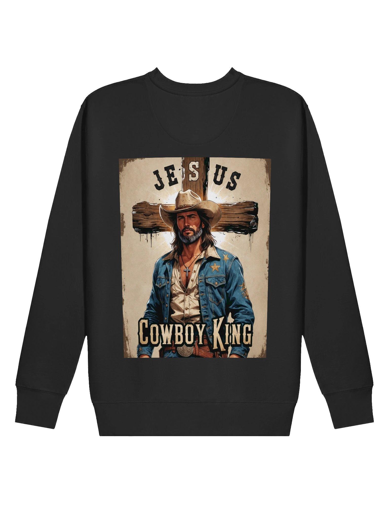 Jesus Cowboy King Sweatshirt product image (5)
