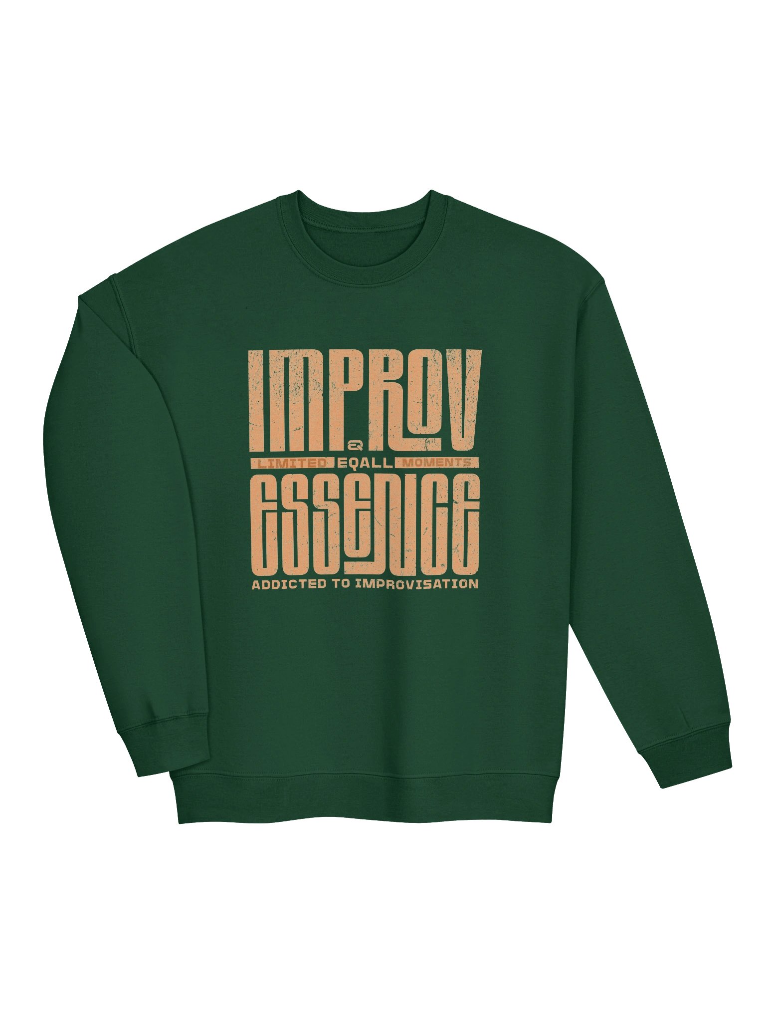 Limited IMPROV Moments Crewneck Gildan Sweatshirt_R3CVR.i mode by EQALL® Essentials_Orange product image (3)