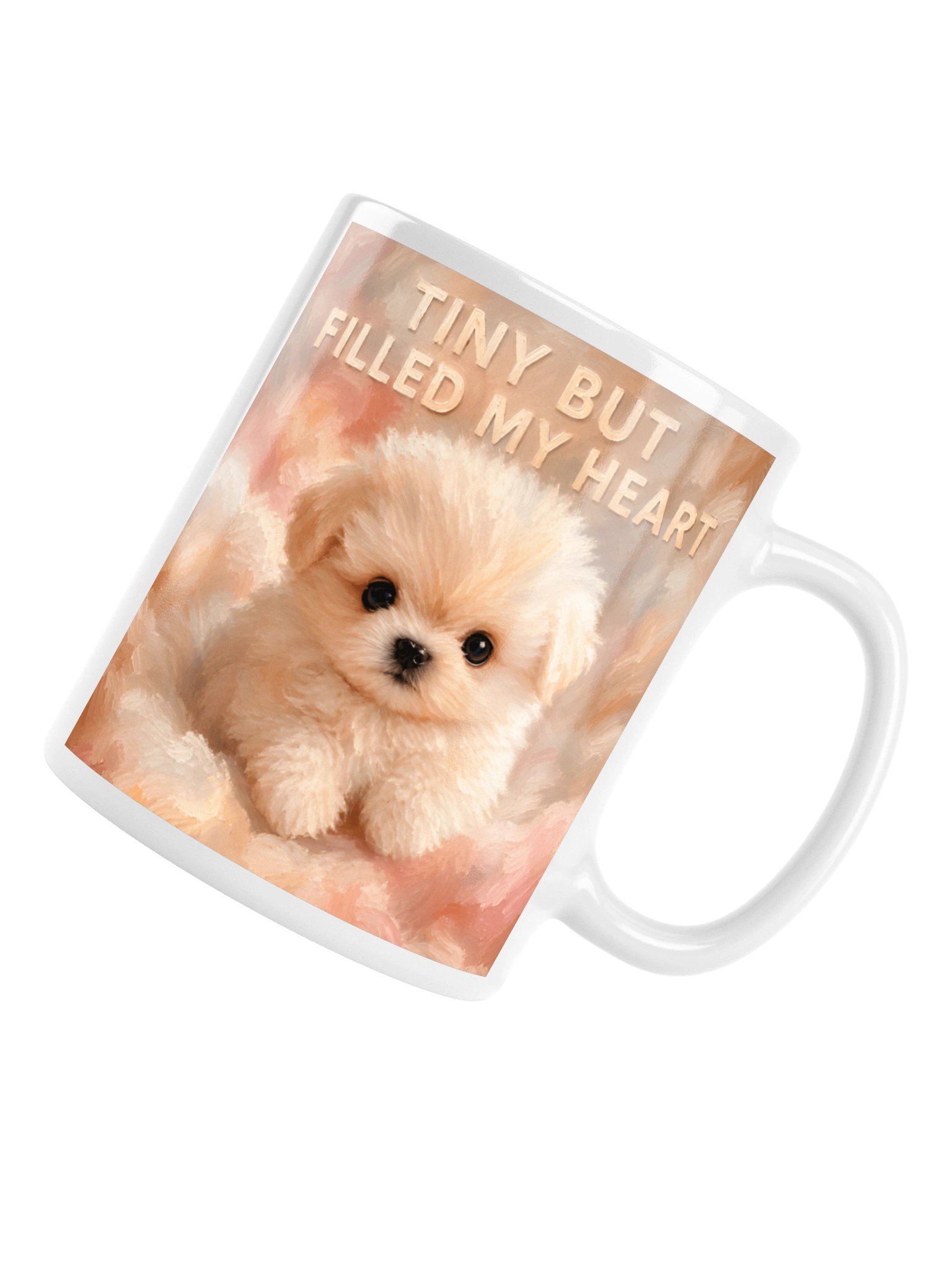 Tiny But Filled My Heart Mug | Teacup Puppy 11oz Coffee Mug | Cute Dog Gift For Dog Mom product image (2)
