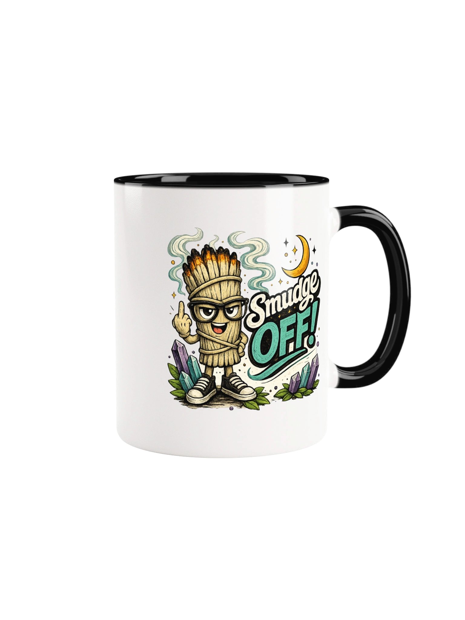 Smudgy Says Smudge Off - Funny Spiritual Attitude Mug 11oz or 15oz product image (9)