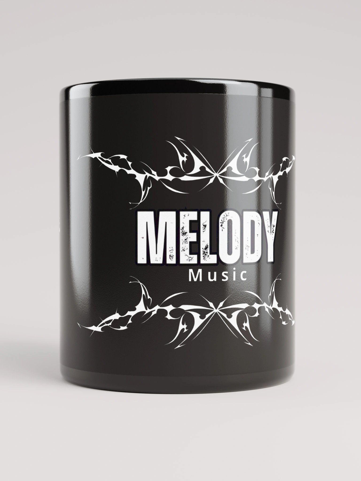 Melodic Bliss Black Glossy Mug product image (5)