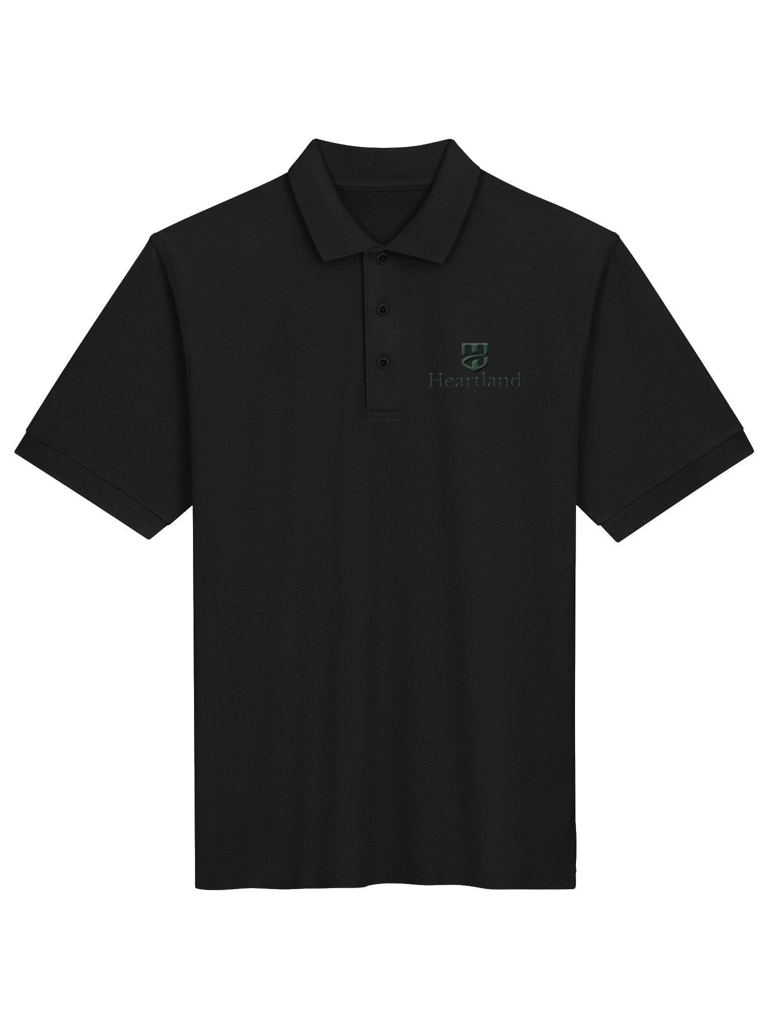 Heartland Green Logo Polo product image (1)