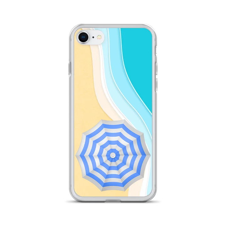 Beach Umbrella Clear iPhone Case product image (28)