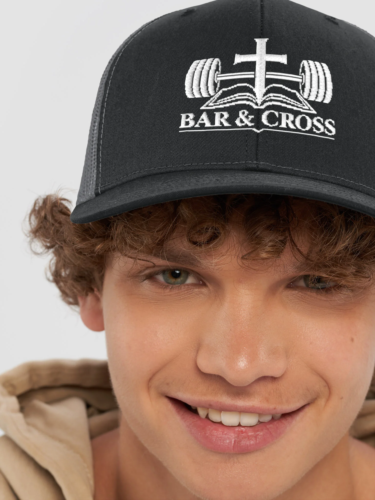 Bar & Cross Trucker Hat product image (56)