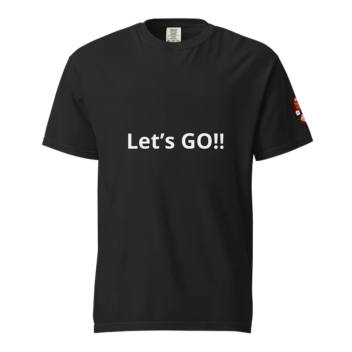 Maccers Travel Vlogs Let’s GO!!!! Black T-shirt product image (1)