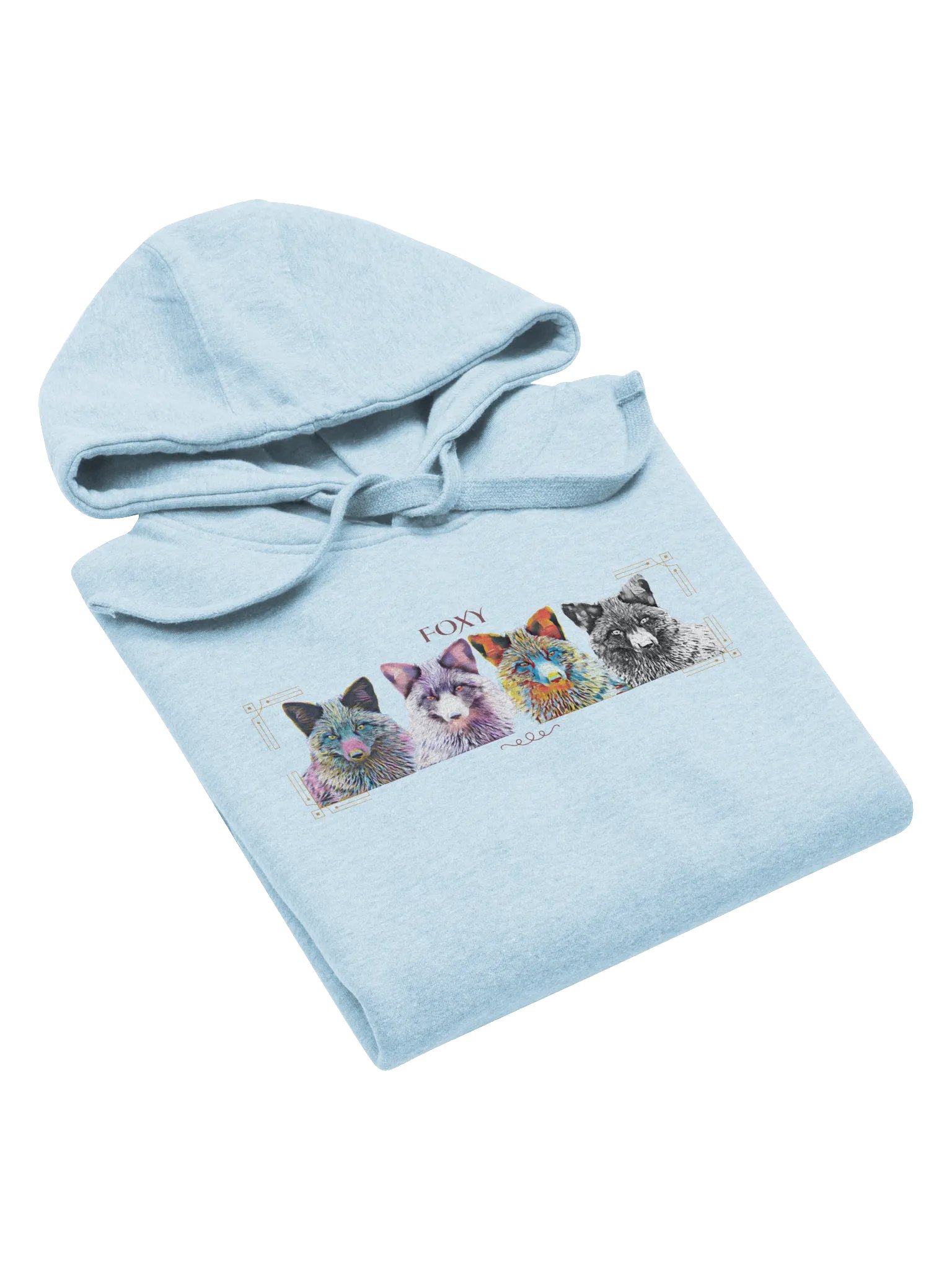 Vibrant Foxes Unisex Premium Hoodie product image (62)