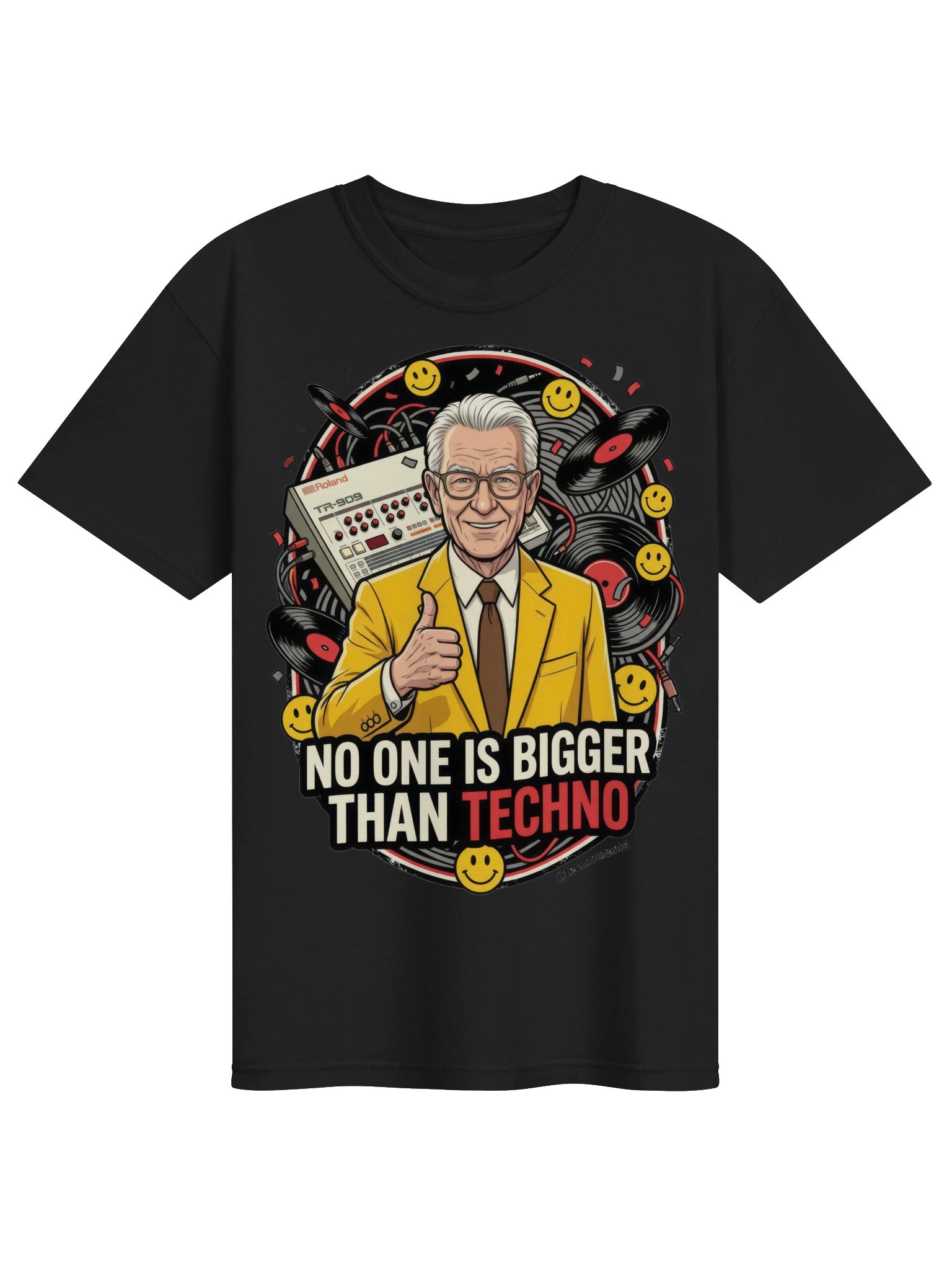 No One Is Bigger Than Techno Double Sided product image (2)