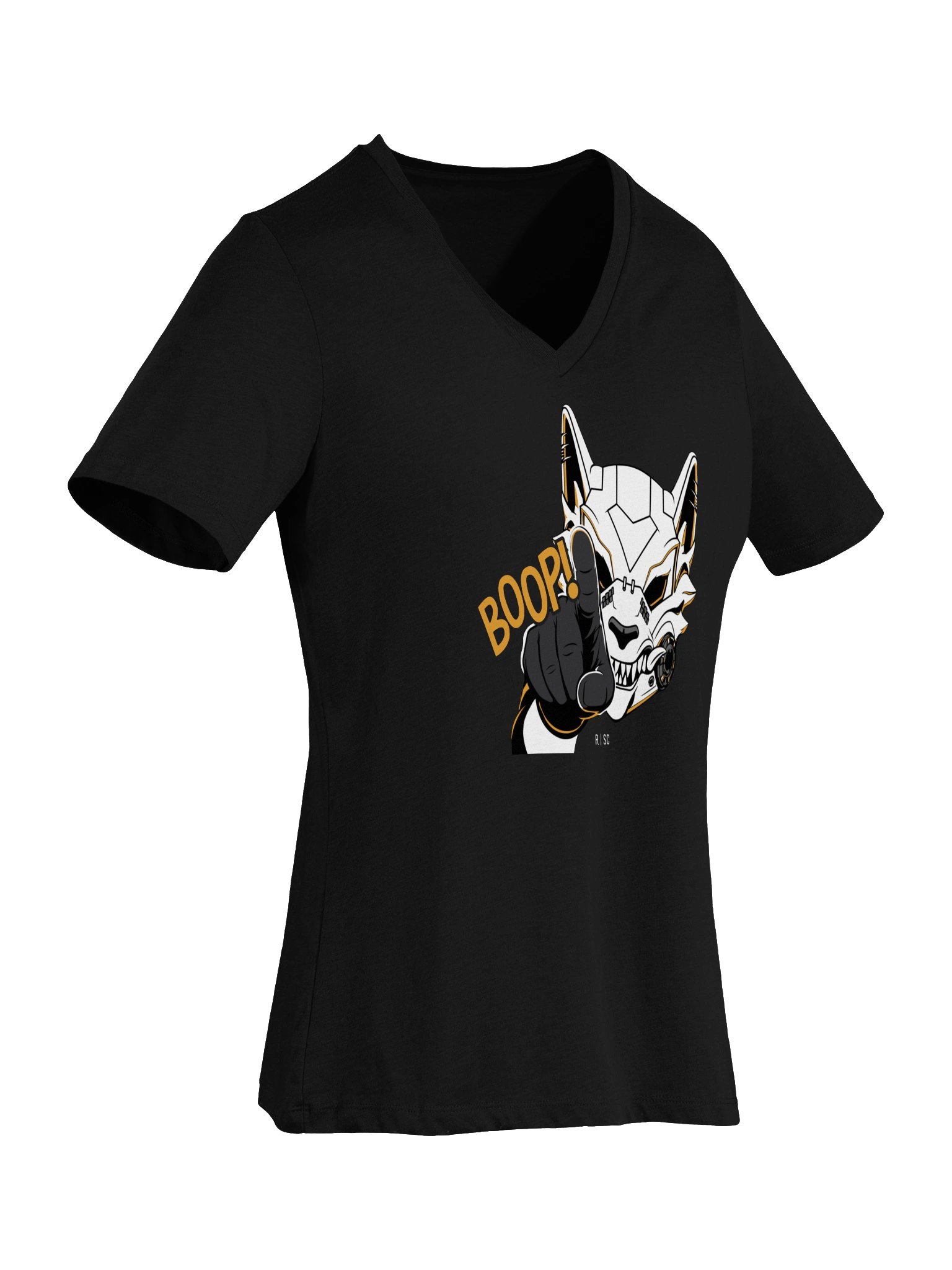 Wolf Boop V-Neck T-shirt product image (6)