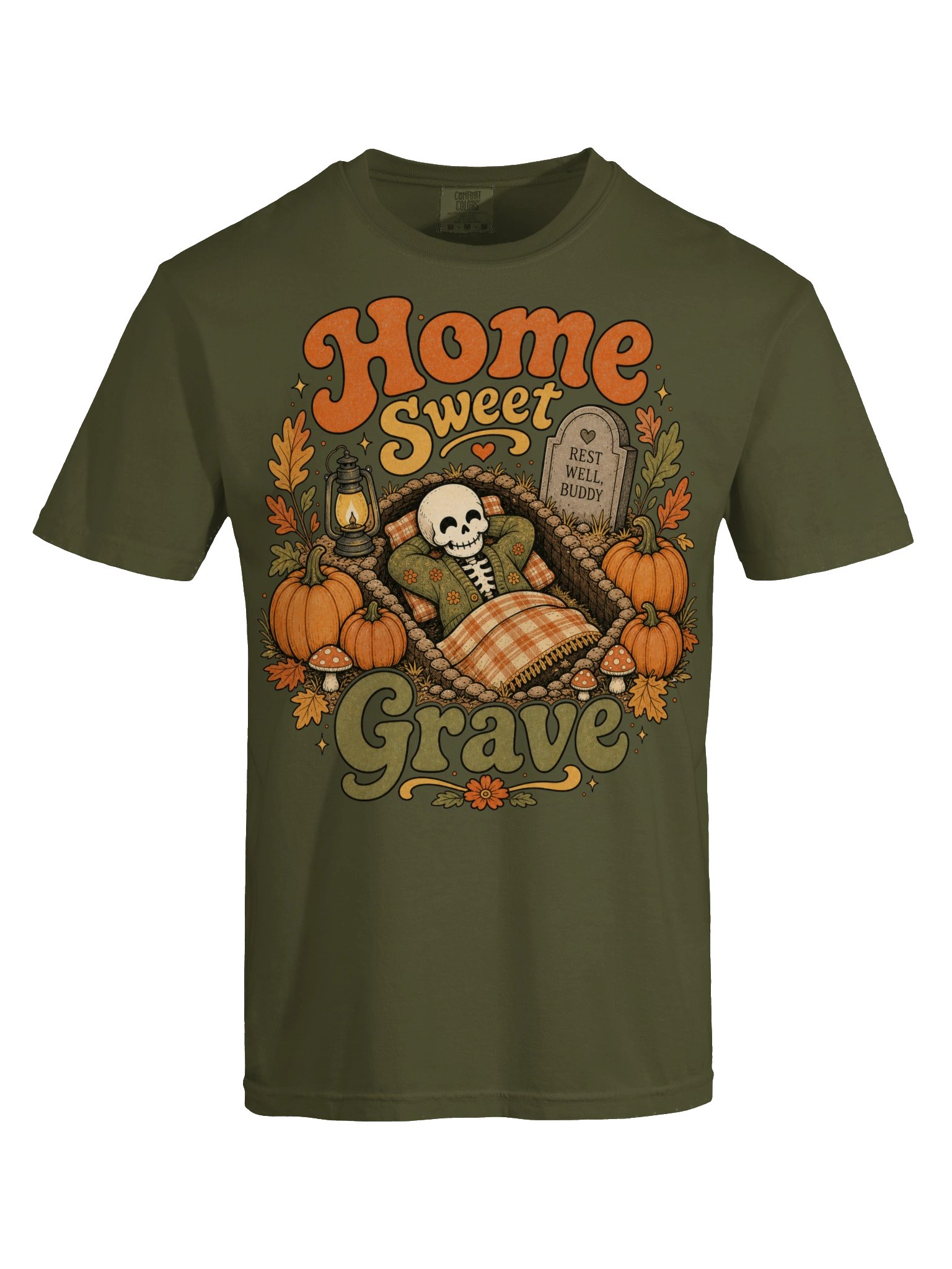 Home Sweet Grave Vintage Halloween Tee product image (45)