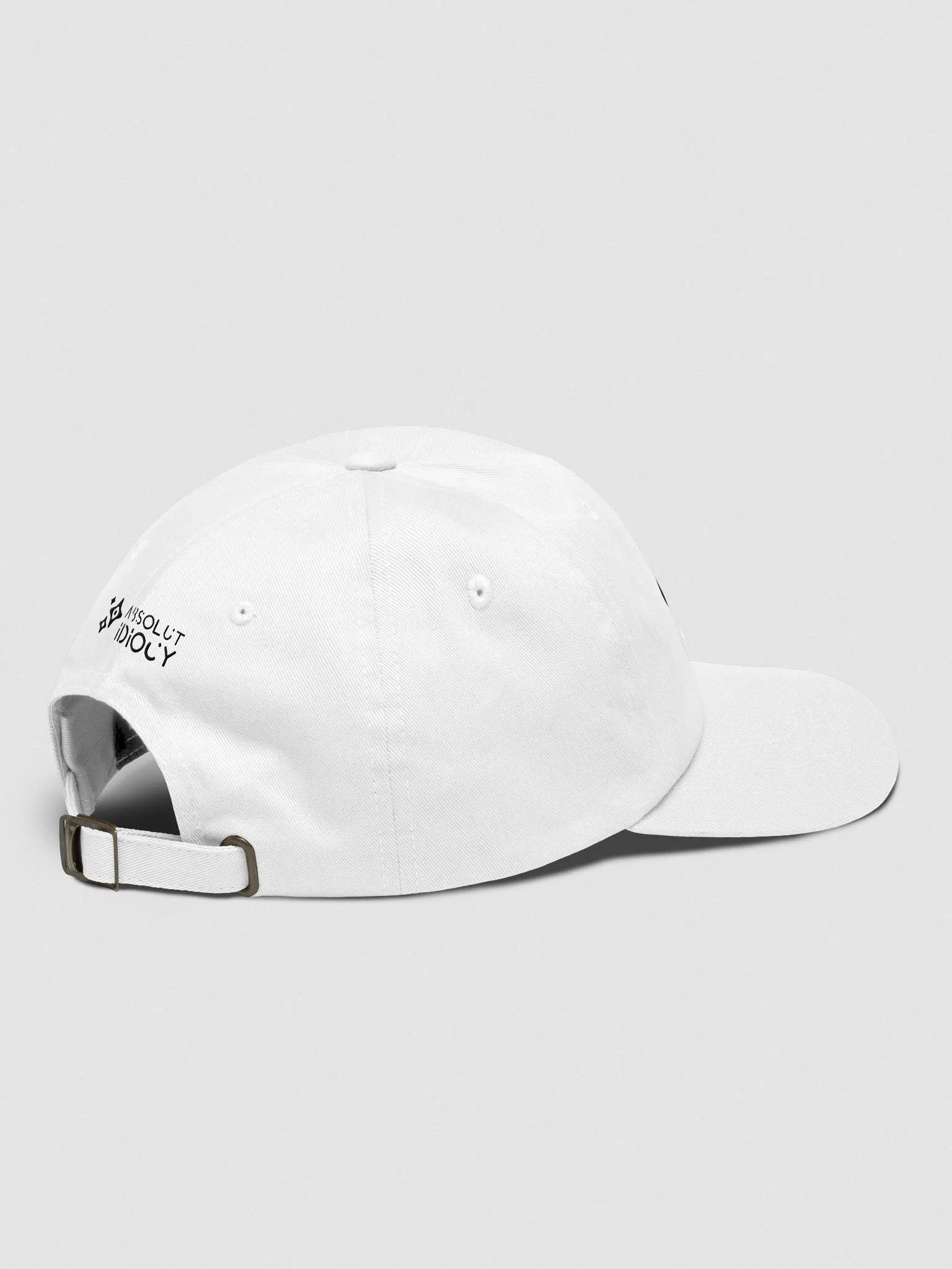 Absolut Idiocy Dad Hat - F✨ck Generative AI (Black Logotype) product image (4)