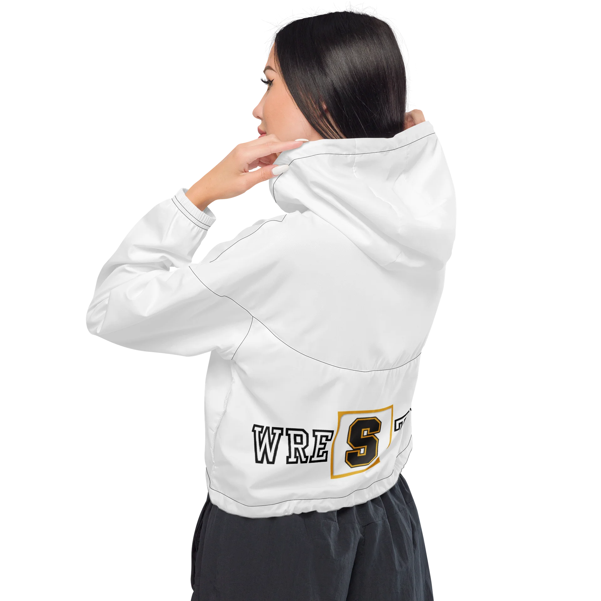 Gold-Edge S Cropped Windbreaker product image (1)