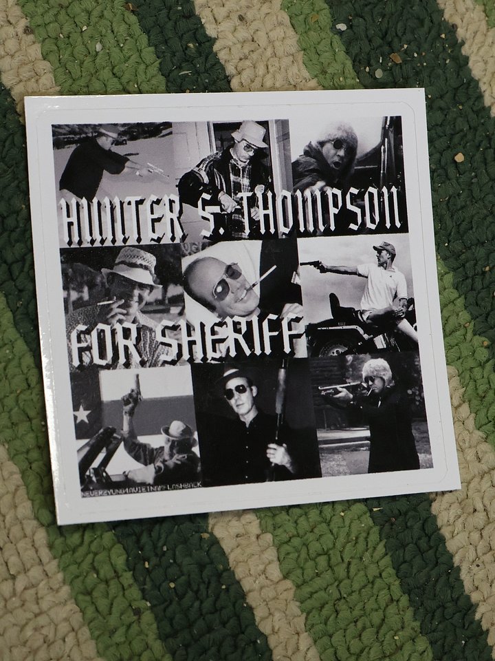 HUNTER S. THOMPSON STICKER product image (1)
