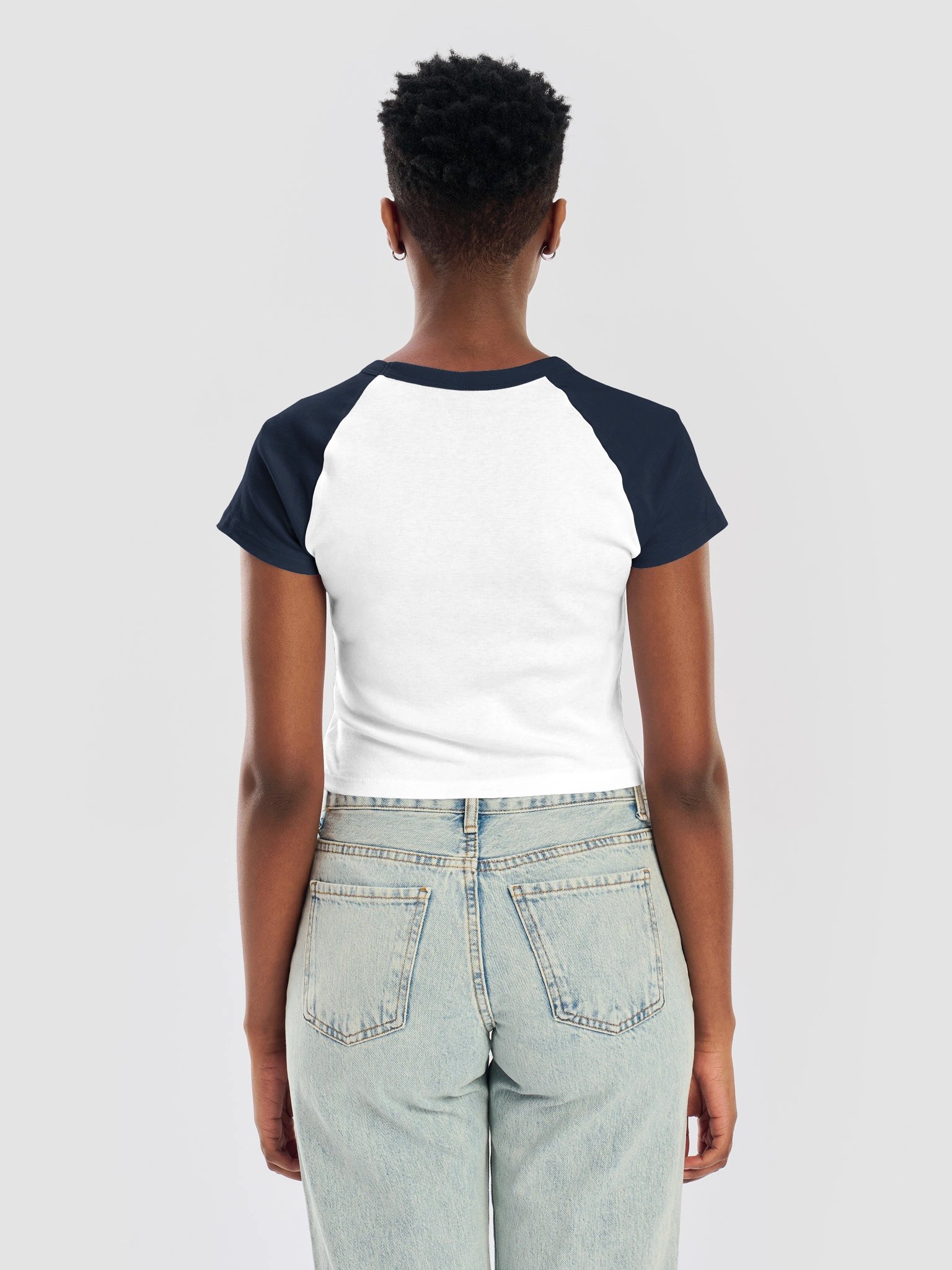 Gradient Brush-Style Logo Baby Tee product image (24)