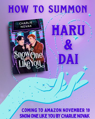 Let's mix spooky season with Christmas and summon Haru and Dai! 🩵✨

To summon Haru you'll need...
- A microphone
- His PA & b...