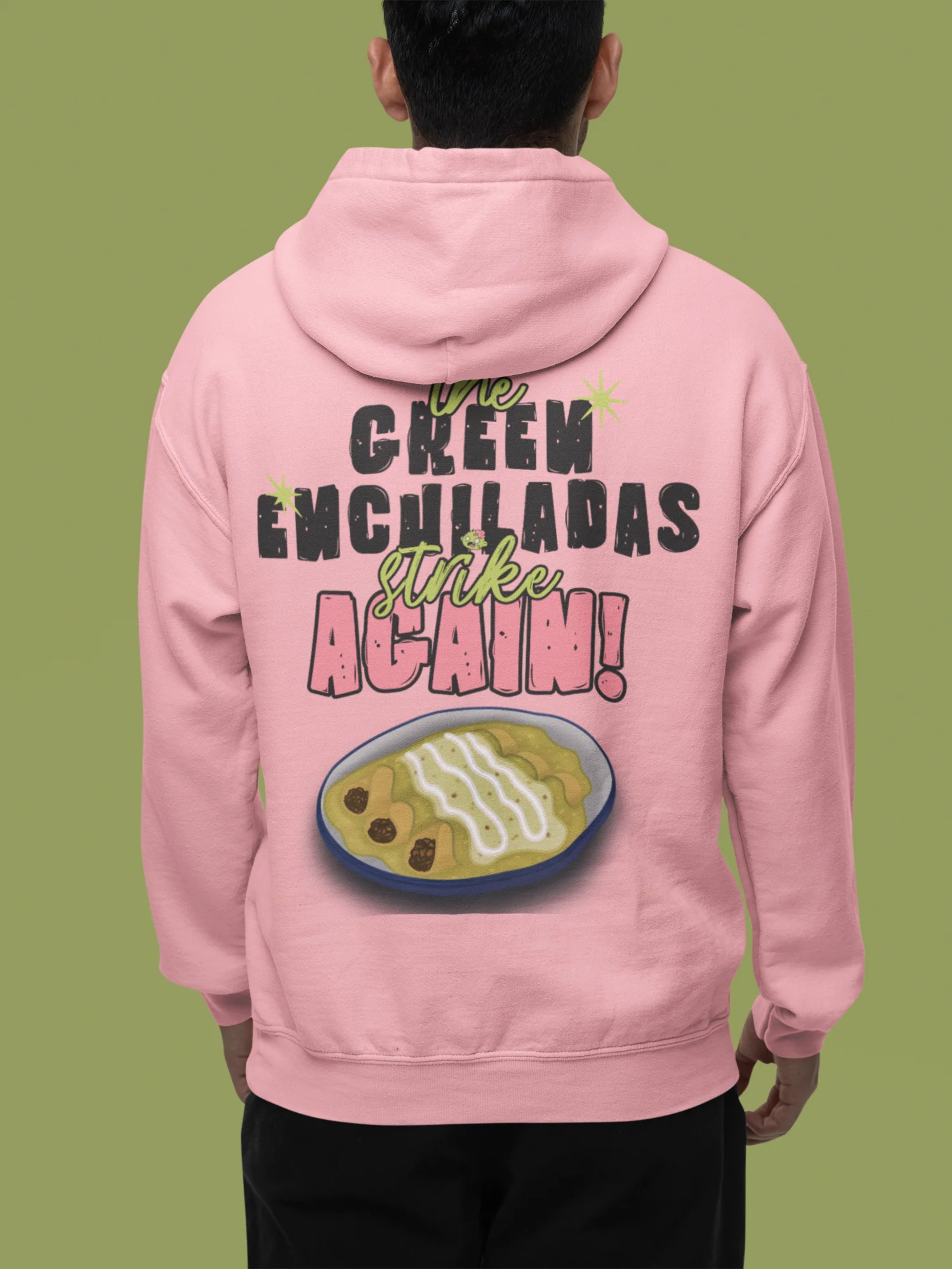 The Green Enchiladas Strike Again Premium Cotton Unisex Hoodie product image (8)