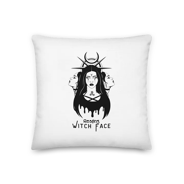 Resting Witch Face Pillow product image (1)