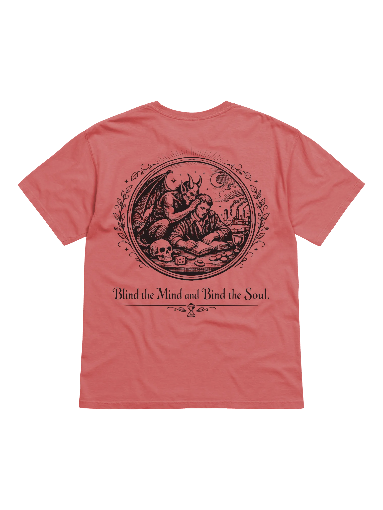 Blind the Mind (Black on White/Color) (Back) product image (1)