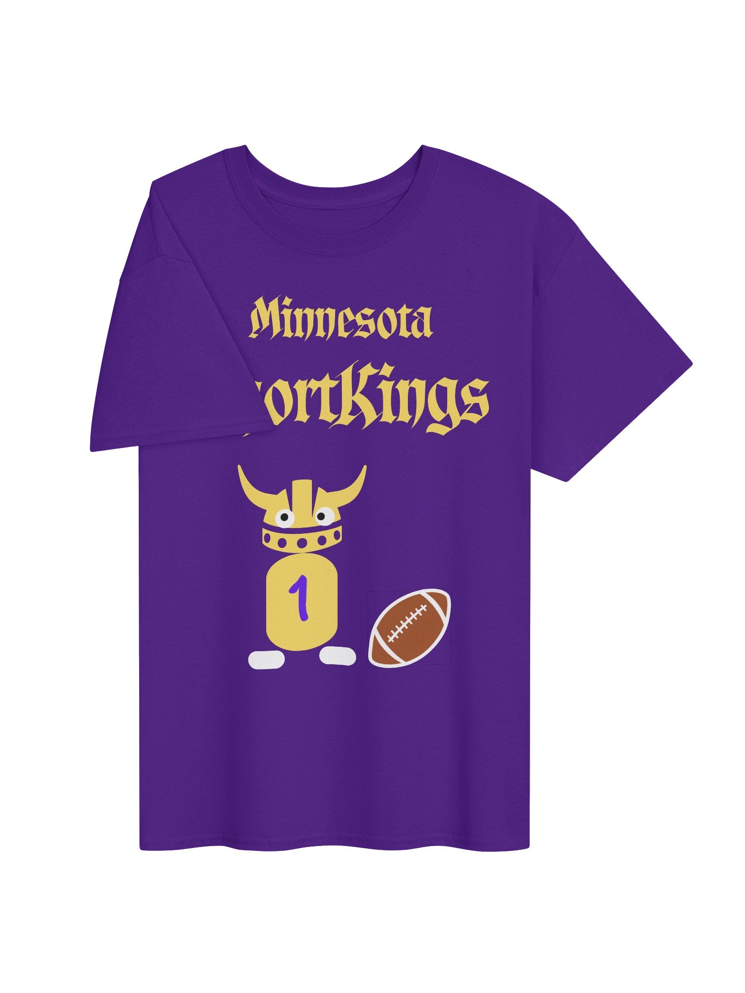Minnesota Short Kings purple T-Shirt product image (3)