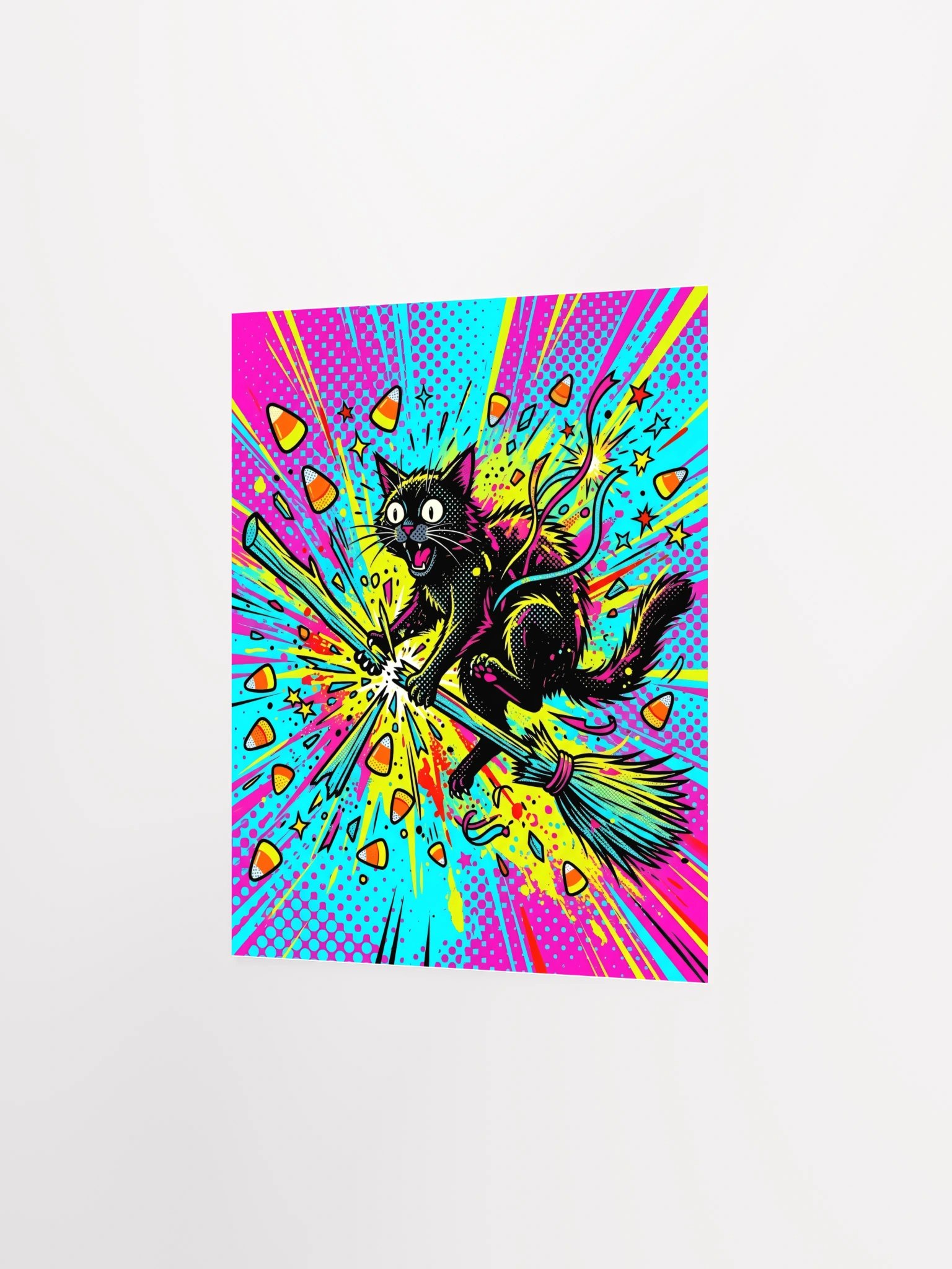 Broom Crash Cat Poster product image (26)