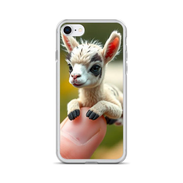 Tiny Llama on a Finger iPhone® Case product image (24)