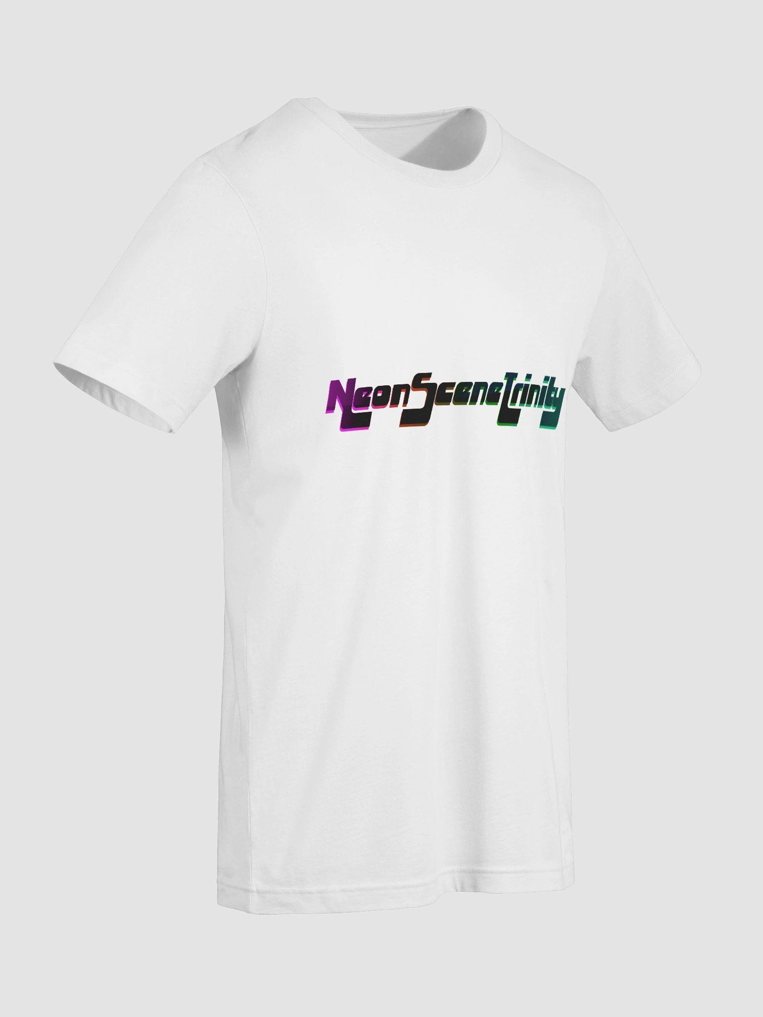Neon Scene Trinity Logo Tee (White) product image (9)