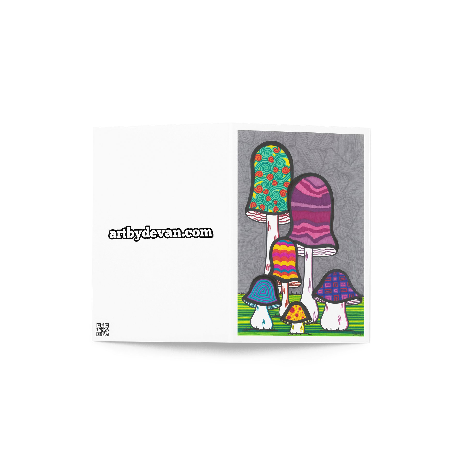 Art Card: Funky Mushrooms product image (2)