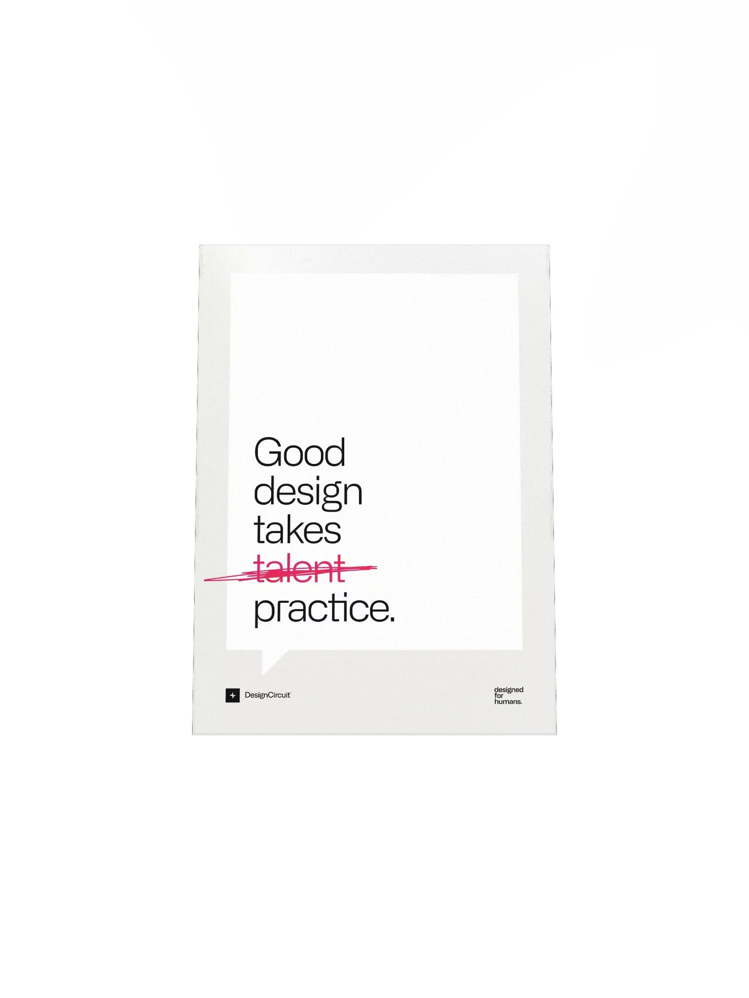 Good Design Takes Practice Print product image (5)