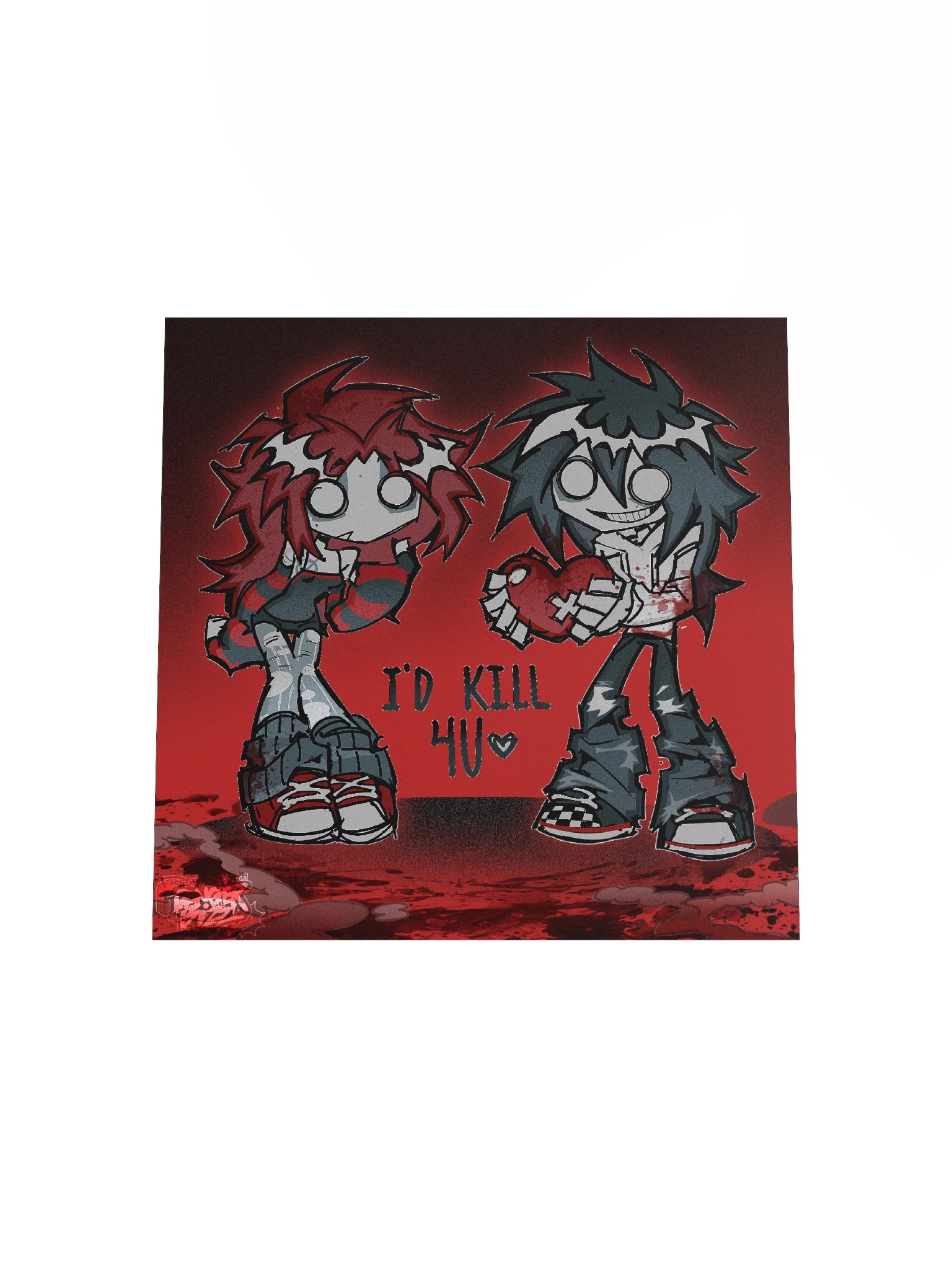 JEFFGHOST "ID KILL 4U" POSTER product image (17)