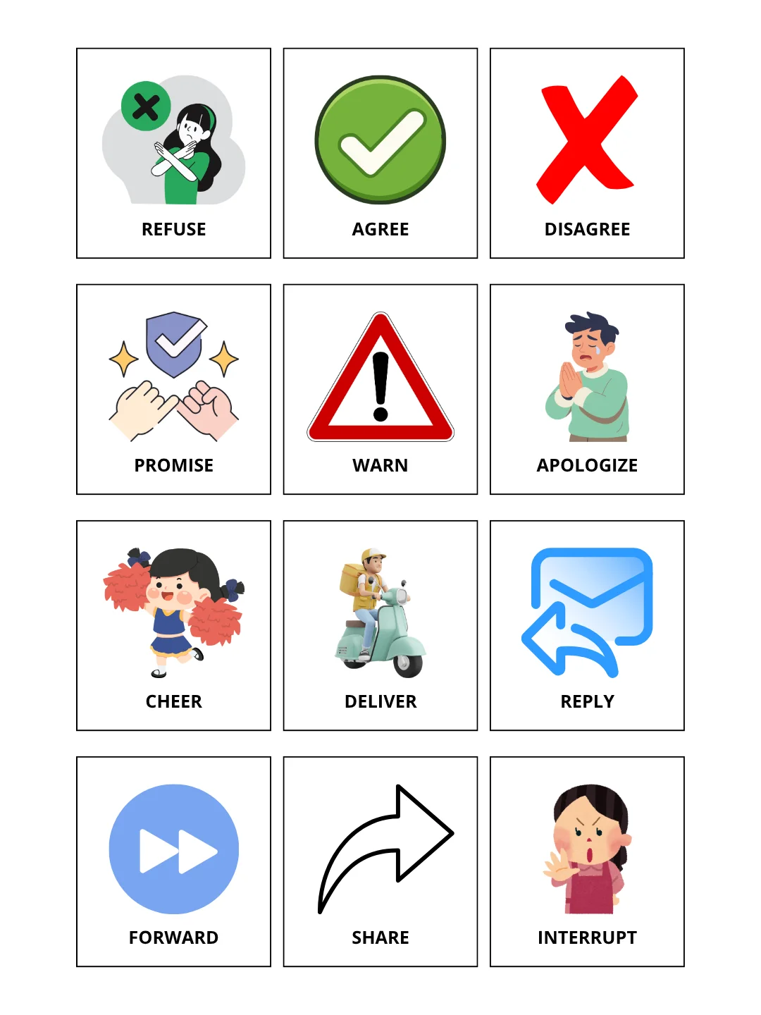 Editable English Action Verbs Flashcards & Worksheets Pack | 100% Customizable in Canva product image (6)